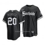 Camiseta Beisbol Hombre Chicago White Sox Danny Mendick 2021 City Connect Replica Negro