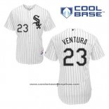 Camiseta Beisbol Hombre Chicago White Sox Robin Ventura 23 Blanco Primera Cool Base