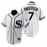 Camiseta Beisbol Hombre Chicago White Sox Tim Anderson 1990 Turn Back The Clock Blanco