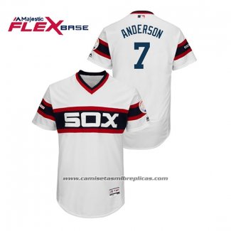 Camiseta Beisbol Hombre Chicago White Sox Tim Anderson Flex Base Blanco