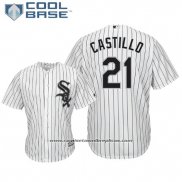 Camiseta Beisbol Hombre Chicago White Sox Welington Castillo Cool Base Primera Blanco
