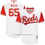Camiseta Beisbol Hombre Cincinnati Reds 2017 Little League World Series 65 Asher Wojciechowski Blanco Camiseta Beisbol Hombre Cincinnati Reds 2017 Little League World Series 65 Asher Wojciechowski Blanco