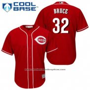 Camiseta Beisbol Hombre Cincinnati Reds Jay Bruce 32 Rojo Alterno Cool Base