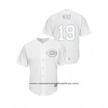 Camiseta Beisbol Hombre Cincinnati Reds Joey Votto 2019 Players Weekend Who Replica Blanco