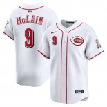Camiseta Beisbol Hombre Cincinnati Reds Matt McLain Alterno Limited Blanco