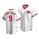 Camiseta Beisbol Hombre Cincinnati Reds Mike Moustakas Cooperstown Collection Primera Blanco