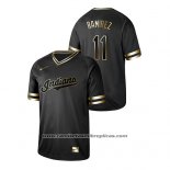 Camiseta Beisbol Hombre Cleveland Indians Jose Ramirez 2019 Golden Edition Negro
