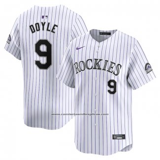 Camiseta Beisbol Hombre Colorado Rockies Brenton Doyle Primera Limited Blanco