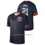 Camiseta Beisbol Hombre Detroit Tigers Jacoby Jones Cooperstown Collection Legend Azul