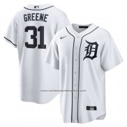 Camiseta Beisbol Hombre Detroit Tigers Riley Greene Primera Replica Blanco