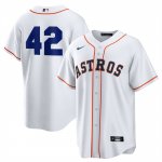 Camiseta Beisbol Hombre Houston Astros 2025 Jackie Robinson Day Primera Replica Blanco