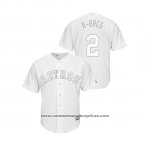 Camiseta Beisbol Hombre Houston Astros Alex Bregman 2019 Players Weekend A Breg Replica Blanco