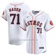 Camiseta Beisbol Hombre Houston Astros Josh Hader Primera Limited Blanco