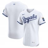 Camiseta Beisbol Hombre Kansas City Royals Elite Primera Blanco