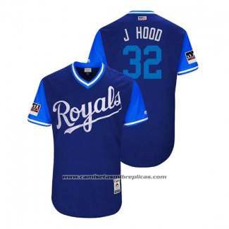 Camiseta Beisbol Hombre Kansas City Royals Jesse Hahn 2018 LLWS Players Weekend J Hood Azul