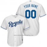 Camiseta Beisbol Hombre Kansas City Royals Personalizada Blanco