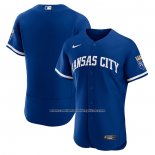 Camiseta Beisbol Hombre Kansas City Royals Royal 2022 Alterno Autentico Azul