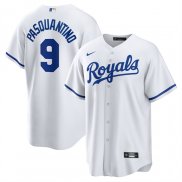 Camiseta Beisbol Hombre Kansas City Royals Vinnie Pasquantino Primera Replica Blanco