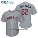 Camiseta Beisbol Hombre Los Angeles Angels 2017 Estrellas y Rayas Matt Shoemaker Gris Cool Base Camiseta Beisbol Hombre Los Angeles Angels 2017 Estrellas y Rayas Matt Shoemaker Gris Cool Base