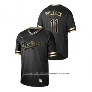 Camiseta Beisbol Hombre Los Angeles Dodgers A.j. Pollock 2019 Golden Edition Negro
