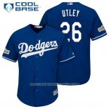 Camiseta Beisbol Hombre Los Angeles Dodgers Chase Utley Cool Base