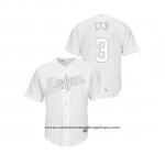 Camiseta Beisbol Hombre Los Angeles Dodgers Chris Taylor 2019 Players Weekend Ct3 Replica Blanco Camiseta Beisbol Hombre Los Angeles Dodgers Chris Taylor 2019 Players Weekend Ct3 Replica Blanco