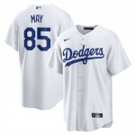 Camiseta Beisbol Hombre Los Angeles Dodgers Dustin May Primera Replica Blanco