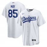 Camiseta Beisbol Hombre Los Angeles Dodgers Dustin May Primera Replica Blanco