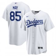 Camiseta Beisbol Hombre Los Angeles Dodgers Dustin May Primera Replica Blanco