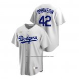 Camiseta Beisbol Hombre Los Angeles Dodgers Jackie Robinson Cooperstown Collection Primera Blanco