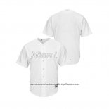 Camiseta Beisbol Hombre Miami Marlins 2019 Players Weekend Replica Blanco