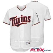 Camiseta Beisbol Hombre Minnesota Twins Blank Blanco Flex Base Autentico Collection