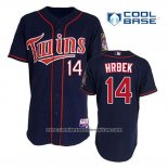 Camiseta Beisbol Hombre Minnesota Twins Kent Hrbek 14 Azul Alterno Primera Cool Base