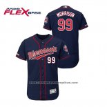 Camiseta Beisbol Hombre Minnesota Twins Logan Morrison 150th Aniversario Patch Autentico Flex Base Azul