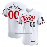 Camiseta Beisbol Hombre Minnesota Twins Primera Elite Personalizada Blanco