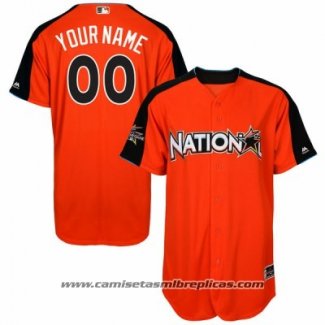 Camiseta Beisbol Hombre National League 2017 All Star Personalizada Naranja