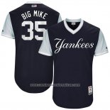Camiseta Beisbol Hombre New York Yankees 2017 Little League World Series Michael Pineda Azul
