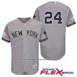 Camiseta Beisbol Hombre New York Yankees Gary Sanchez Gris 2017 All Star Flex Base