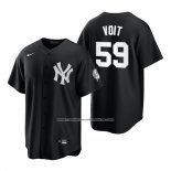 Camiseta Beisbol Hombre New York Yankees Luke Voit Replica 2021 Negro