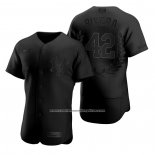 Camiseta Beisbol Hombre New York Yankees Mariano Rivera Award Collection Hall Of Fame Negro