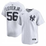 Camiseta Beisbol Hombre New York Yankees Mark Leiter Jr Primera Limited Blanco
