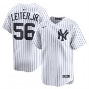 Camiseta Beisbol Hombre New York Yankees Mark Leiter Jr Primera Limited Blanco