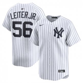 Camiseta Beisbol Hombre New York Yankees Mark Leiter Jr Primera Limited Blanco