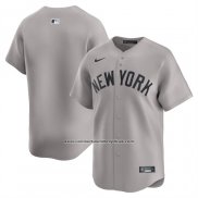 Camiseta Beisbol Hombre New York Yankees Road Limited Gris