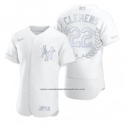 Camiseta Beisbol Hombre New York Yankees Roger Clemens Award Collection AL Cy Young Blanco