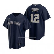 Camiseta Beisbol Hombre New York Yankees Rougned Odor Replica Alterno Azul