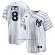 Camiseta Beisbol Hombre New York Yankees Yogi Berra Retired Primera Replica Blanco
