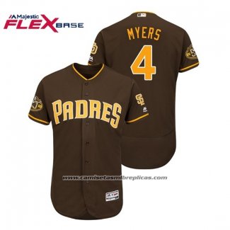 Camiseta Beisbol Hombre Padres Wil Myers 50th Aniversario Alterno Flex Base Marron