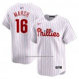 Camiseta Beisbol Hombre Philadelphia Phillies Brandon Marsh Primera Limited Blanco