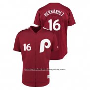 Camiseta Beisbol Hombre Philadelphia Phillies Cesar Hernandez 1979 Saturday Night Special Autentico Rojo